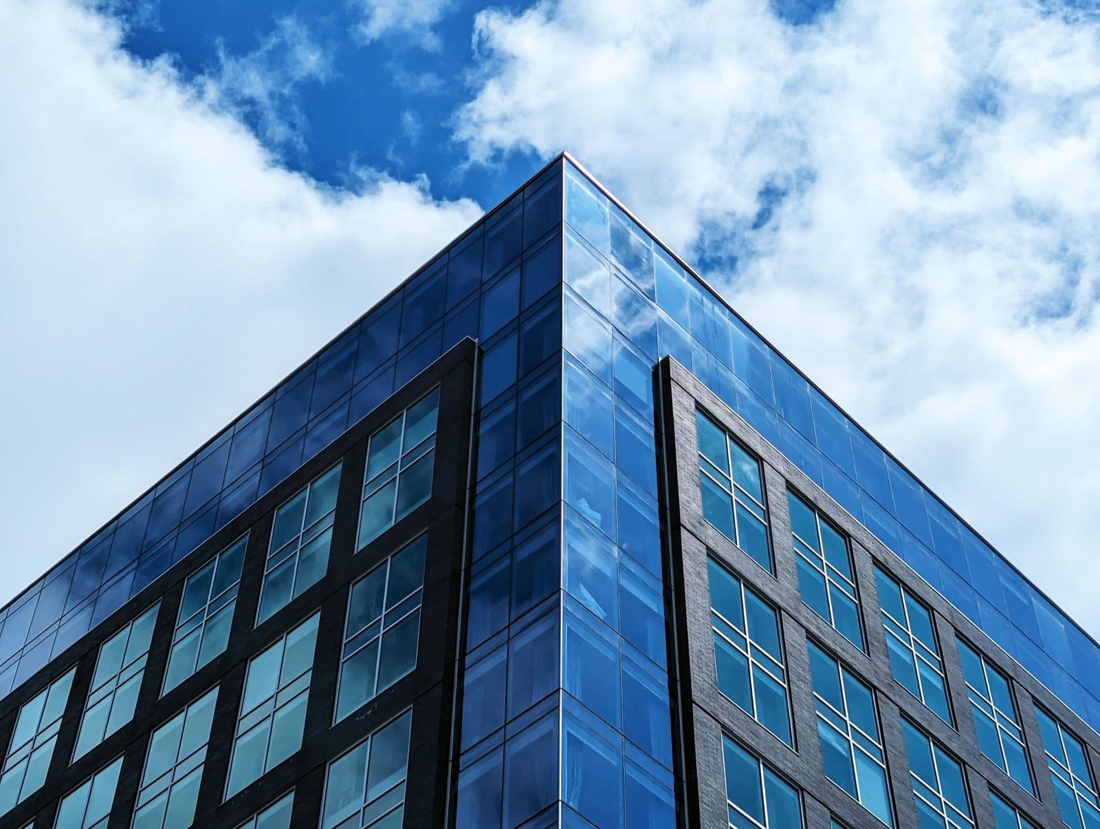 The exterior of a modern medical office building